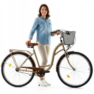 Dallas 28″ – elegancki rower damski miejski, kosz gratis, polska marka